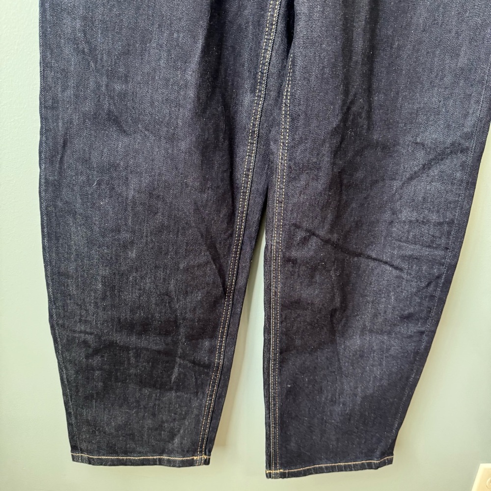 Lovervet By Vervet Divinity High Rise Slim Barrel Jeans in Dark Rinse. 27 / 5 - Picture 8 of 12
